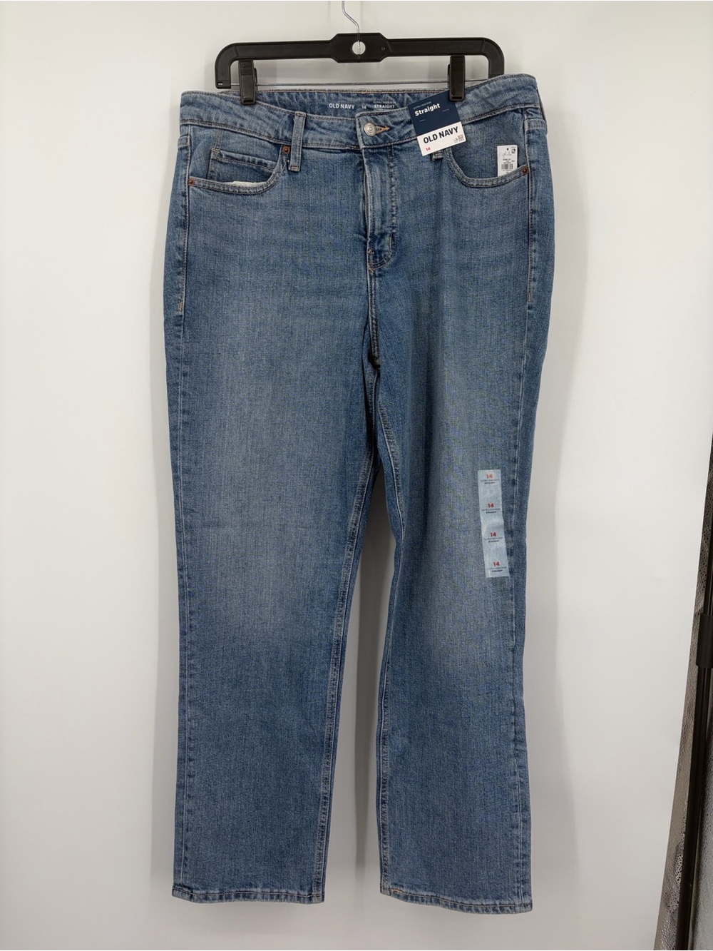 Old Navy Women's Straight Leg Jeans High Rise